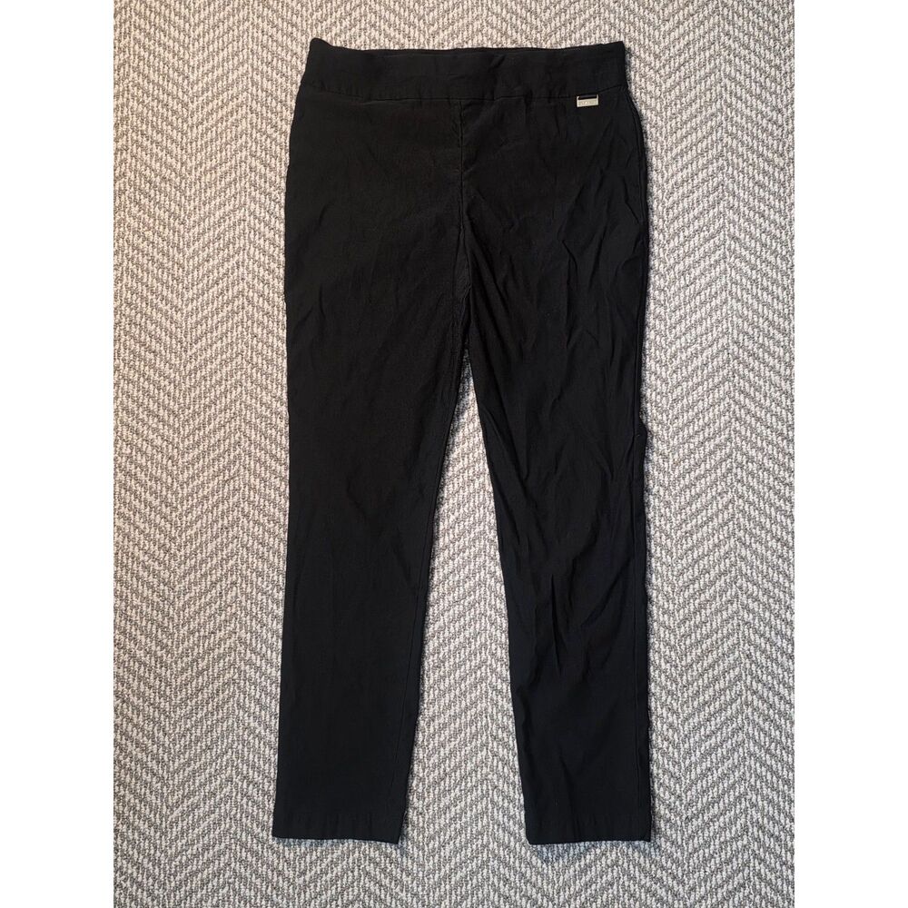 Calvin Klein Women's Size XL Black Stretch Pull On Dress Pants Trousers